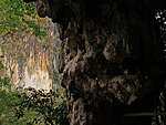 view from a cave, locals used to hide here during the war