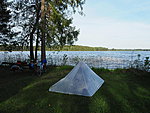 camping at Hino lake