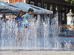 fountain in the central square of Kuressaare