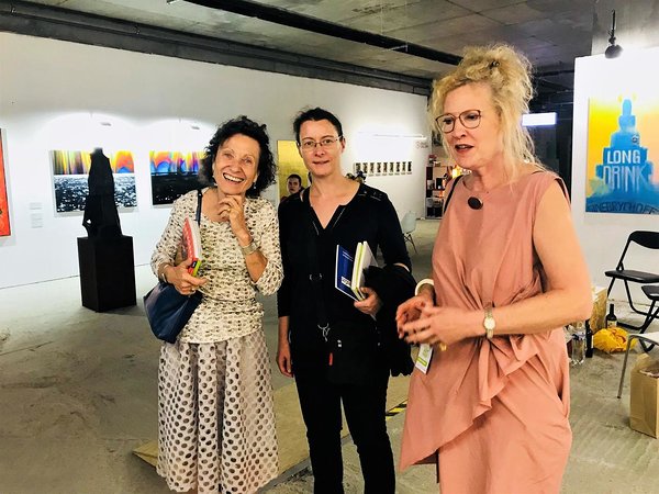 Kiev Art fair 2018 with Her Excellency Mme Isabelle DUMONT (middle), Ambassador of France in Ukraine