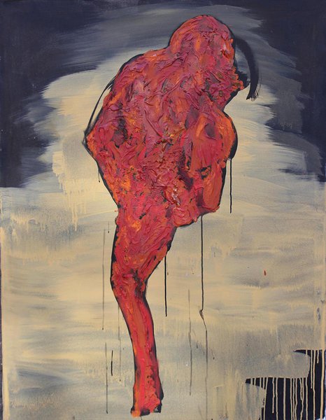 Flagellation II - 2016 - oil on canvas 140 x 100 cm