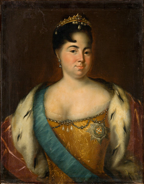 Johann Heinrich Wedekind. Katariina I portree. 1720.aastad. Narva Muuseum