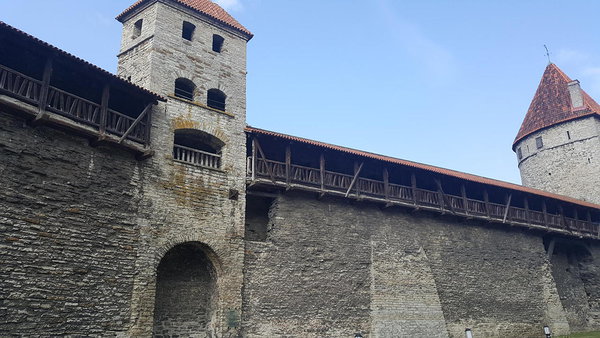Inside view of the city wall