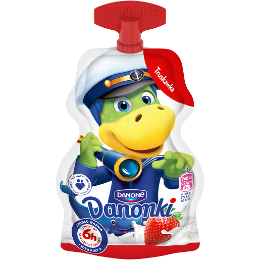 Zemeņu jogurts ar kalciju un D vitamīnu