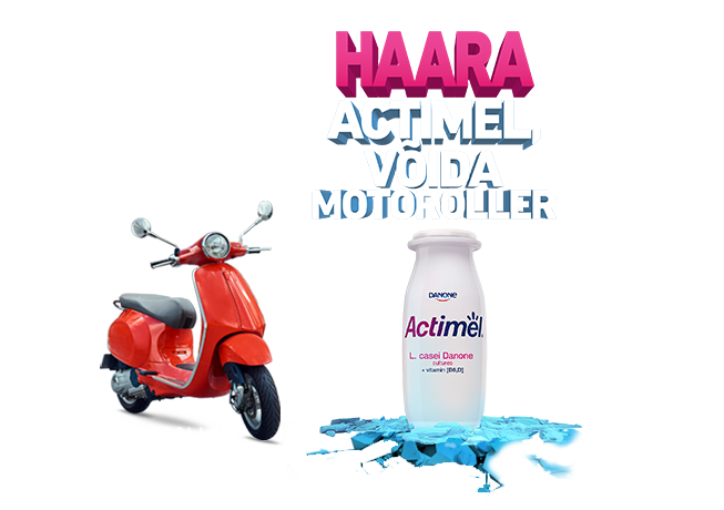 HAARA ACTIMEL, VÕIDA MOTOROLLER!