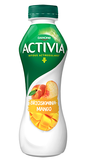 Geriamasis persikų ir mango skonio jogurtas