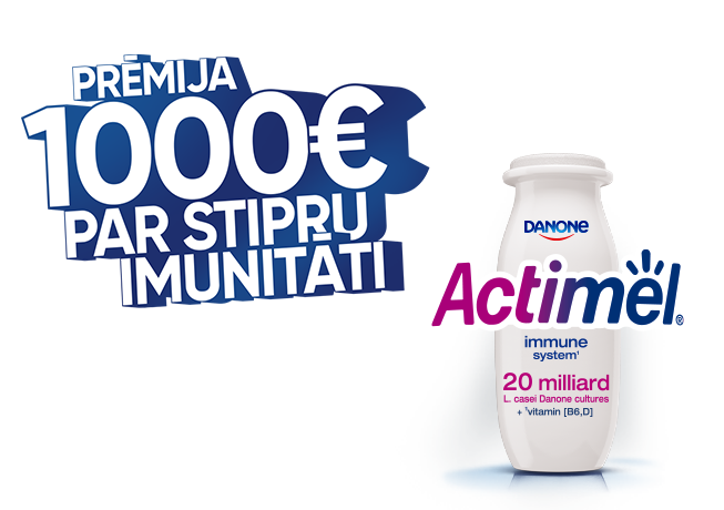 PRĒMIJA 1000 EUR PAR STIPRU IMUNITĀTI!