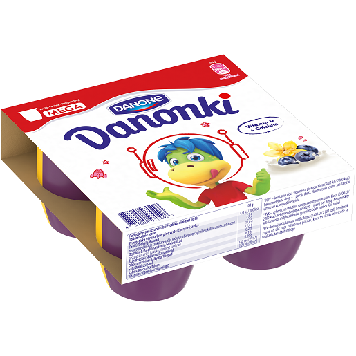 Biezpiena krēms ar melleņu-vaniļas garšu