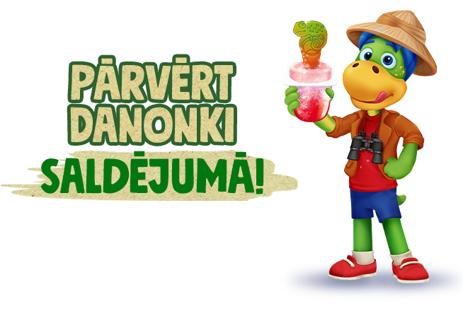 Pārvērt Danonki vēsā uzkodā!