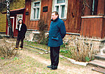 The Grand Opening of the Kondas Center in 2003, art historian Ants Juske