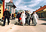 The Grand Opening of Kondas Center in  2003, procession through the streets of Viljandi