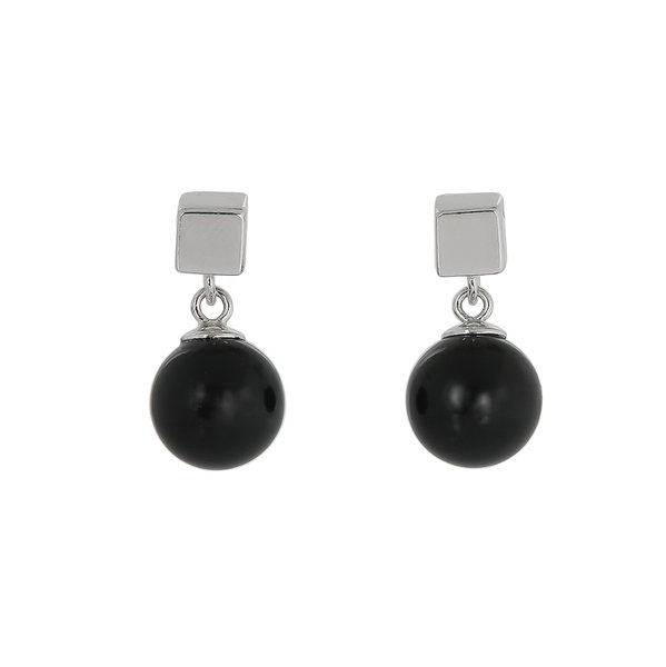 Csolid black silver myamoon
