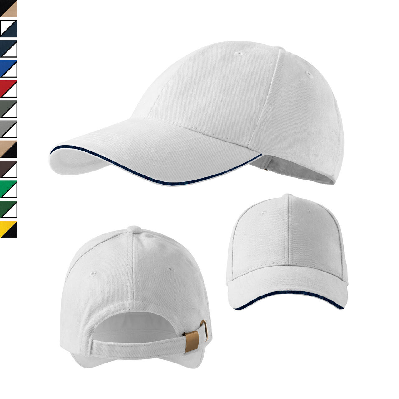 6P SANDWICH klassikaline kahevärviline nokamüts 6P SANDWICH klassikaline kahevärviline nokamüts