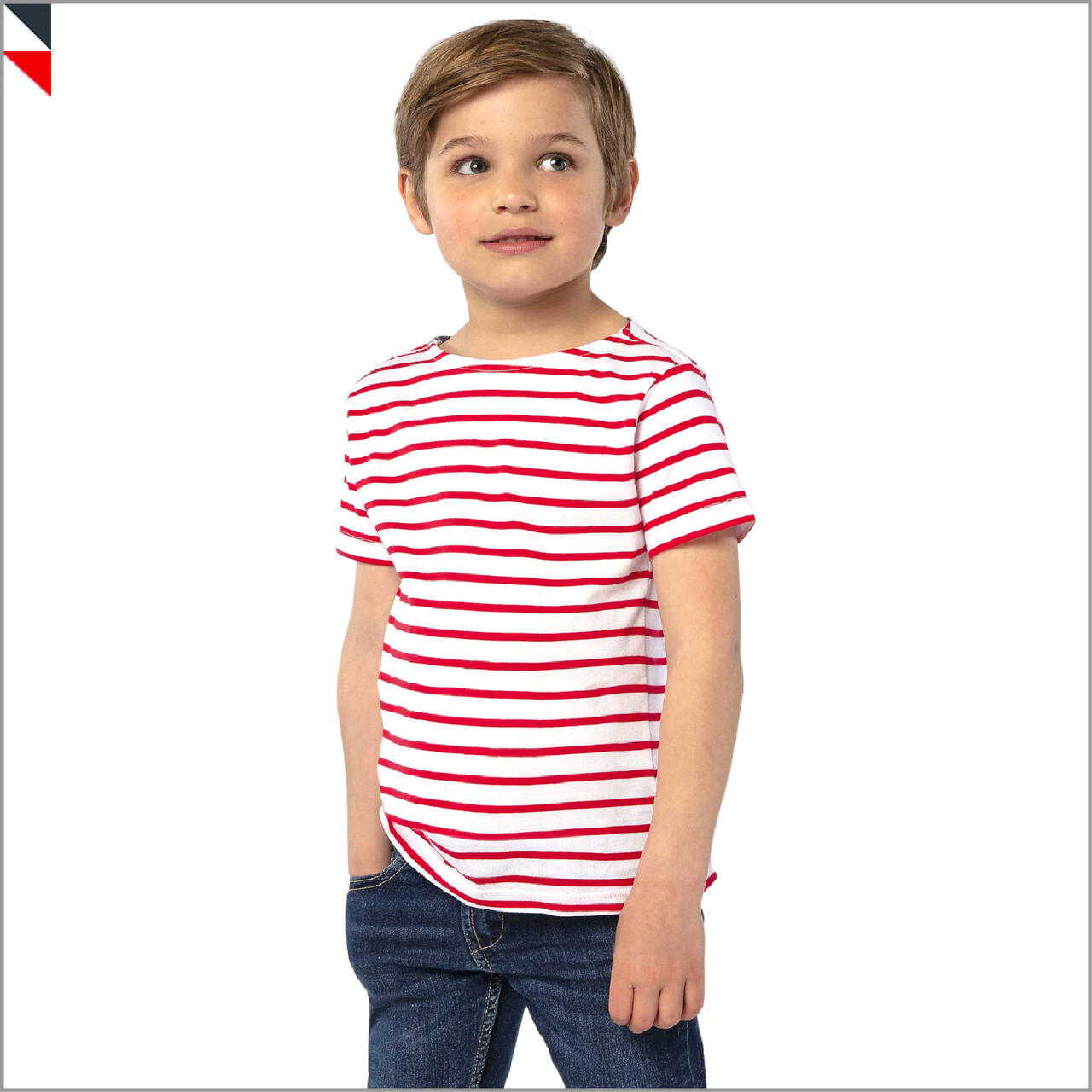 MILES KIDS laste triibuline meremehe t-särk MILES KIDS laste triibuline meremehe t-särk