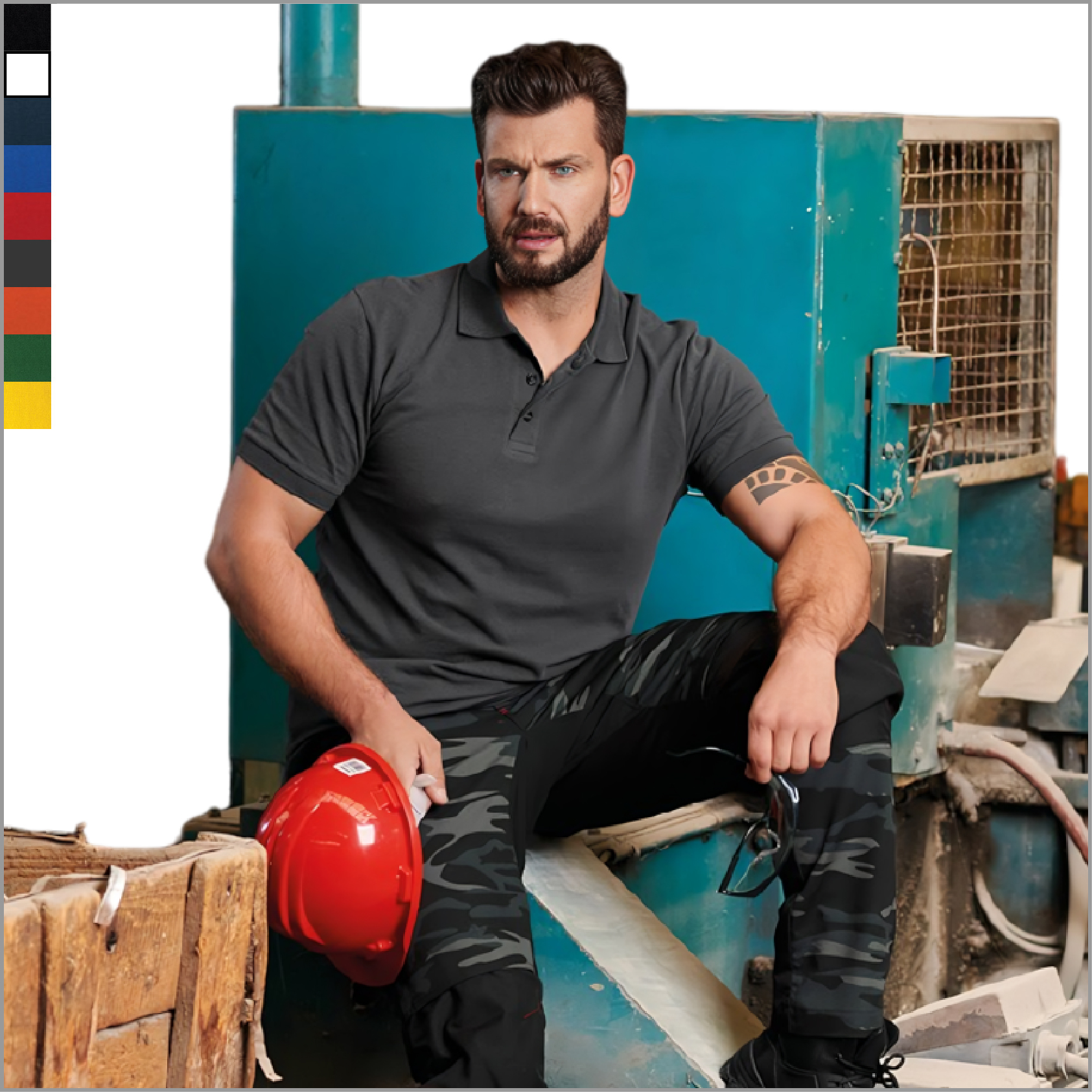 RESIST HEAVY POLO tööpolo meestele RESIST HEAVY POLO tööpolo meestele