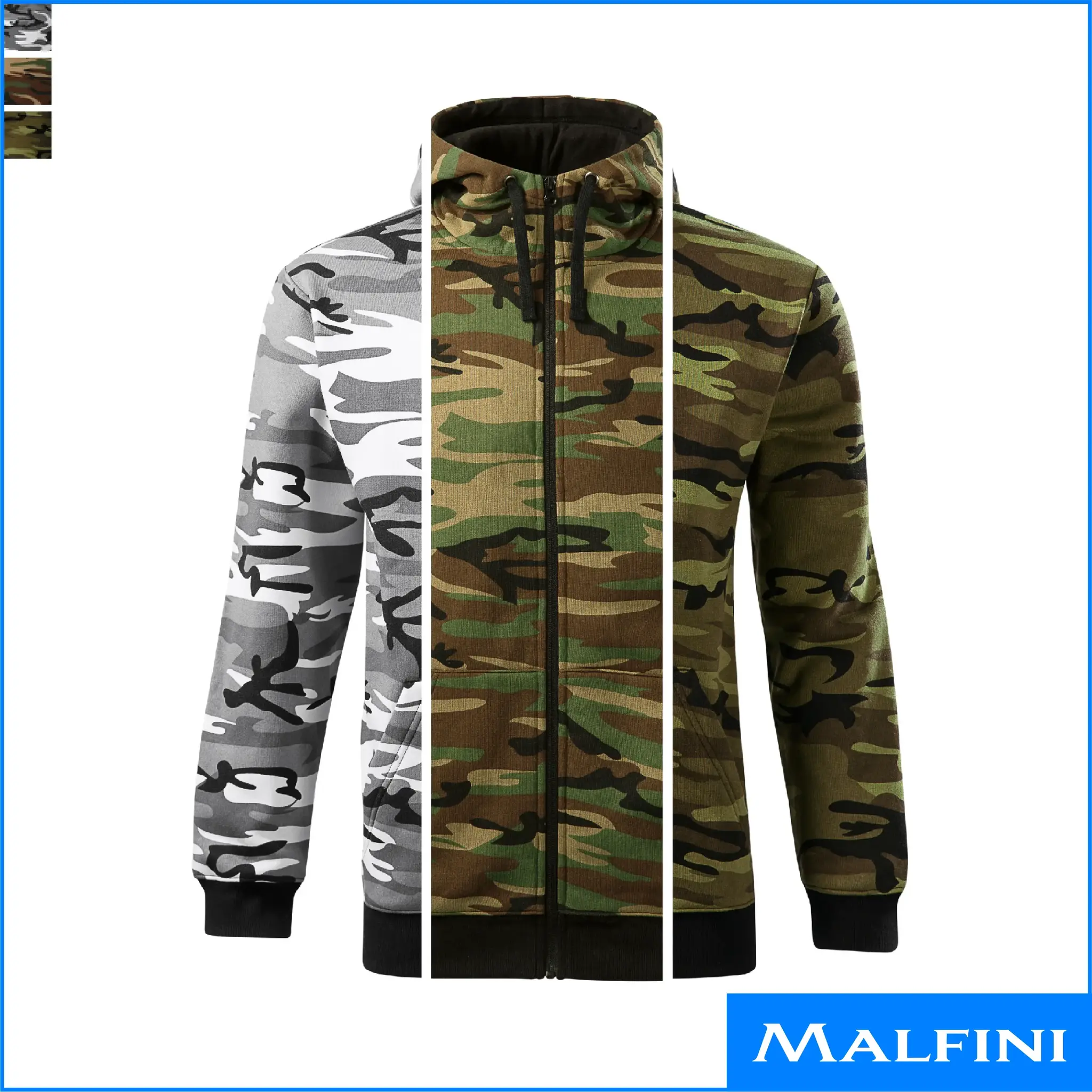 CAMO ZIPPER camo mustriga lukuga pusa meestele CAMO ZIPPER camo mustriga lukuga pusa meestele