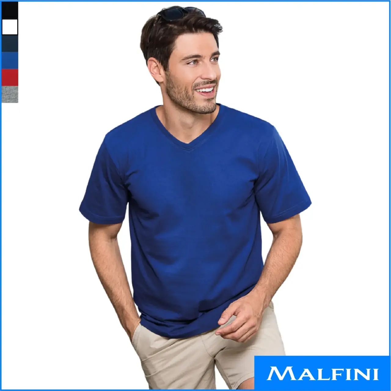 HEAVY V-NECK unisex v-kaelusega t-särk HEAVY V-NECK unisex v-kaelusega t-särk