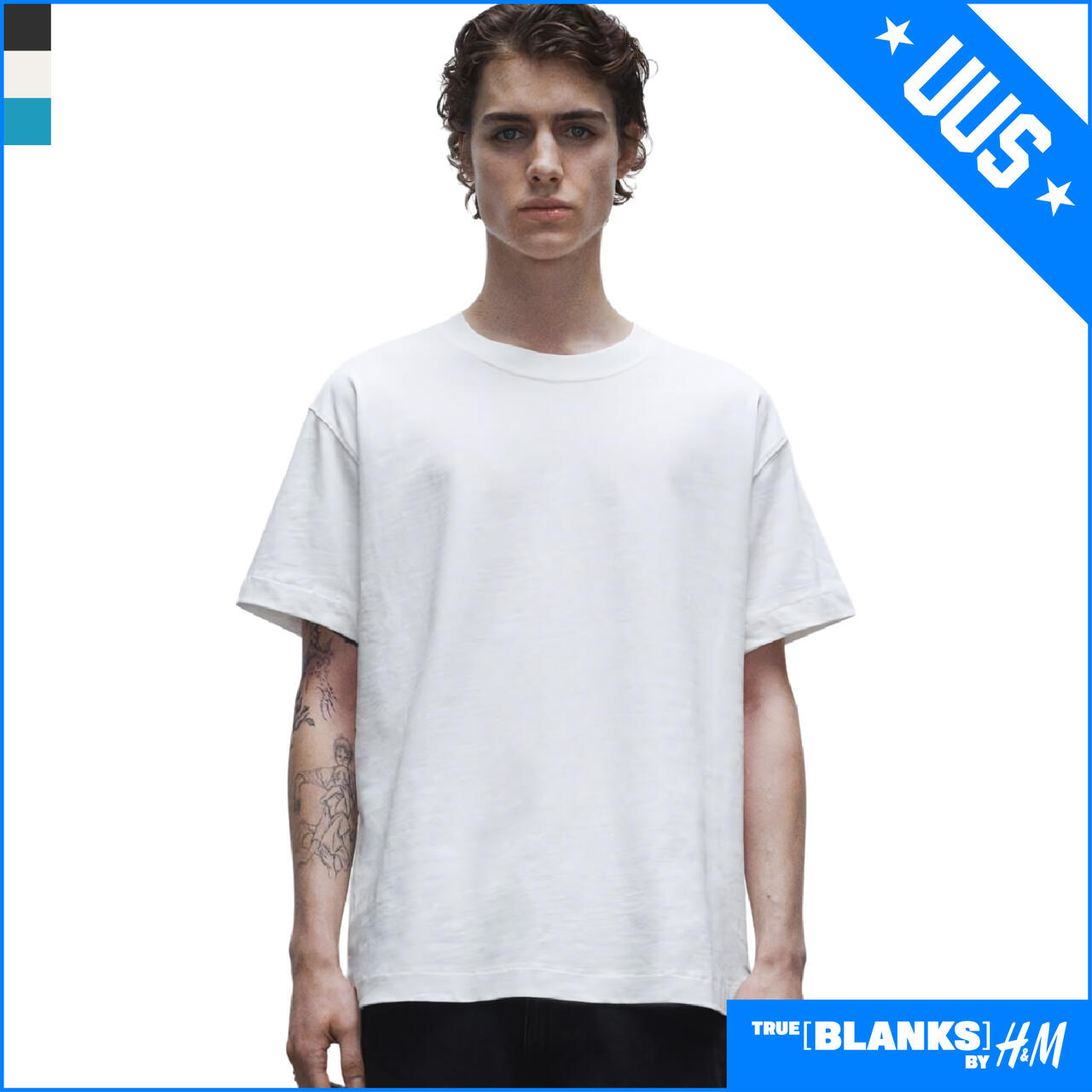 HM8753 H&M'i oversized t-särgi toorik meestele HM8753 H&M'i oversized t-särgi toorik meestele