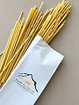 Pasta package on warm greige surface 2