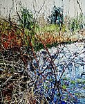 &quot;Spring. Swamp&quot;. 2020. Oil on canvas. 60x50 cm. Private collection 