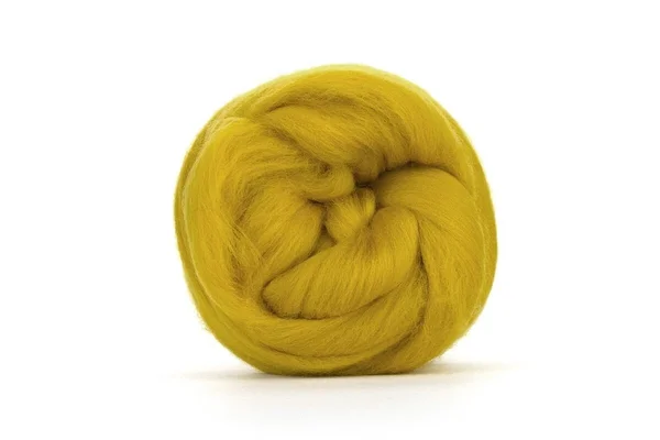 Brownish yellow Mustard Merino top Brownish yellow Mustard Merino top