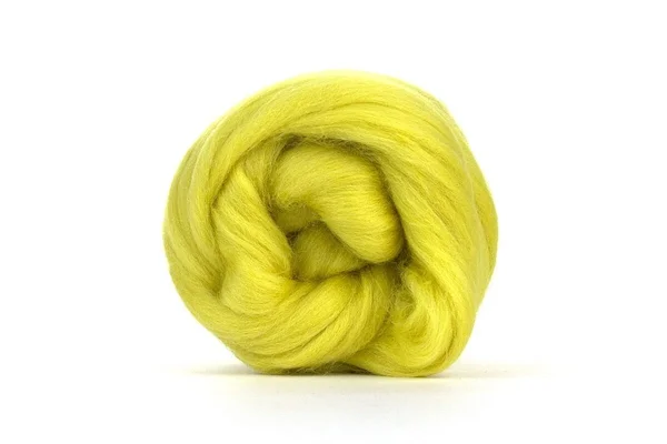 Dusty greenish yellow Laburnum Merino top Dusty greenish yellow Laburnum Merino top