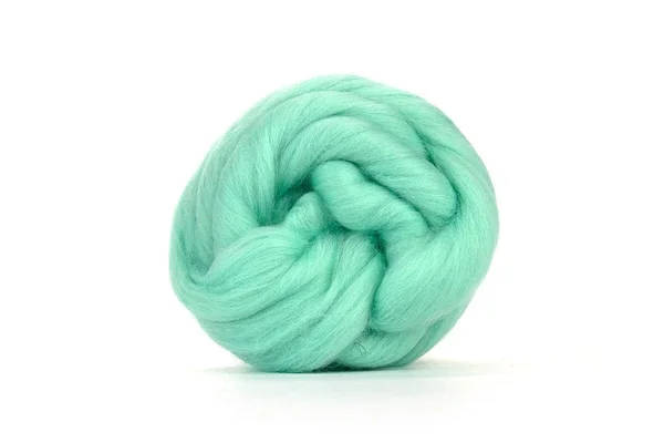 Light green dyed Aqua Merino top Light green dyed Aqua Merino top