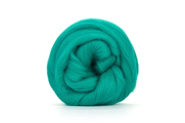 Medium cool blue-green Jade Merino top Medium cool blue-green Jade Merino top