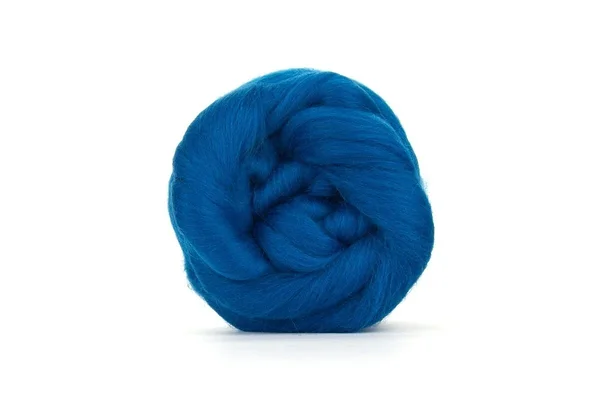 Green-tinged medium blue Aquamarine Merino top Green-tinged medium blue Aquamarine Merino top