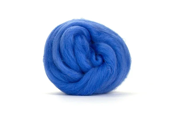 Light medium blue Cornflower Merino top Light medium blue Cornflower Merino top