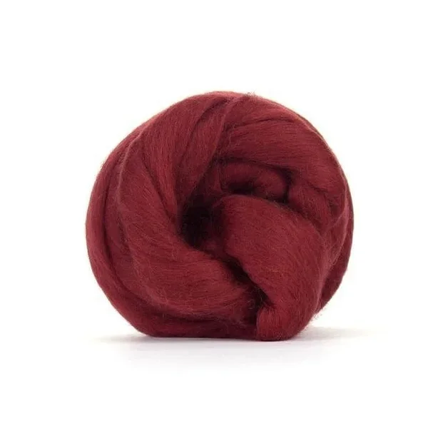 Brownish dark red Loganberry Merino top Brownish dark red Loganberry Merino top