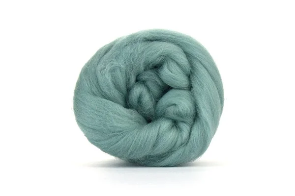 Dusky greyish green Teal Merino top Dusky greyish green Teal Merino top