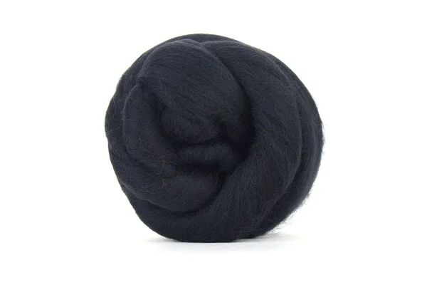 Dark grey dyed Charcoal Merino top Dark grey dyed Charcoal Merino top