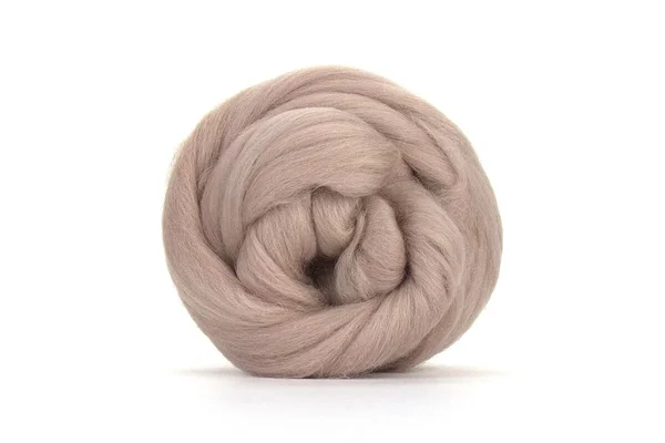 Warm beige dyed Mink Merino top Warm beige dyed Mink Merino top
