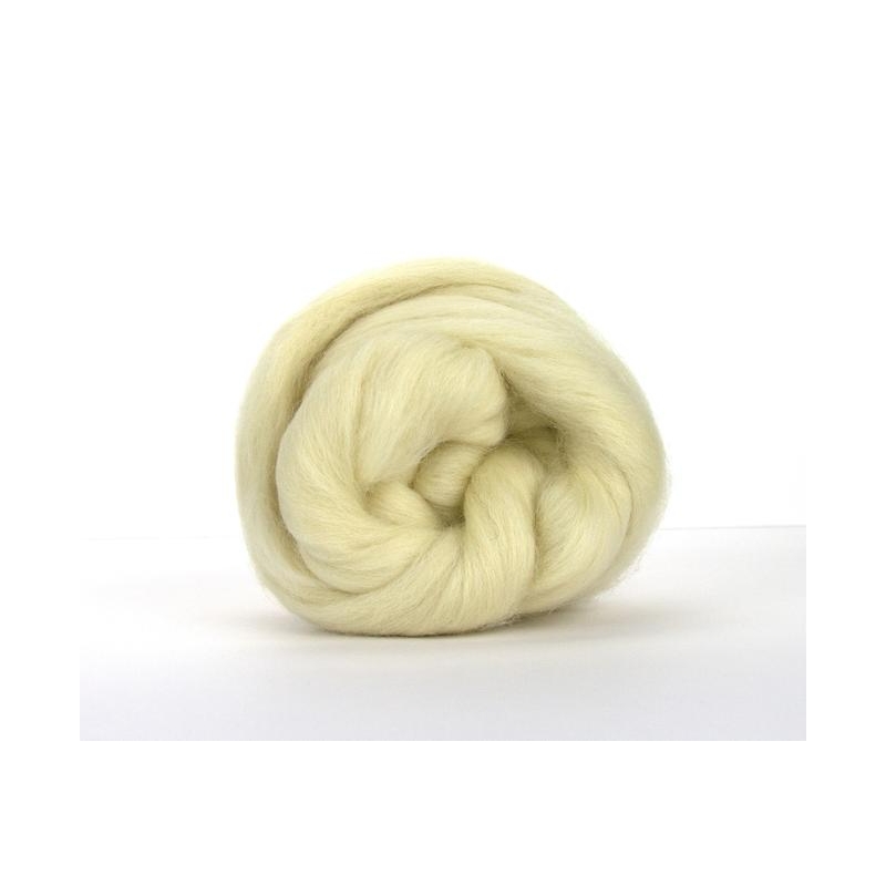 Natural white Corriedale top Natural white Corriedale top