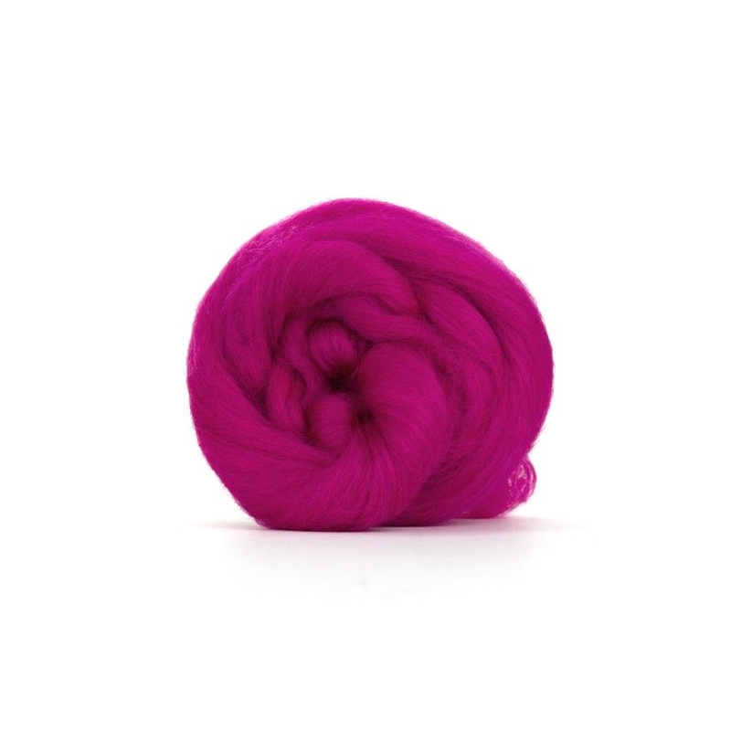Raspberry Corriedale top Raspberry Corriedale top