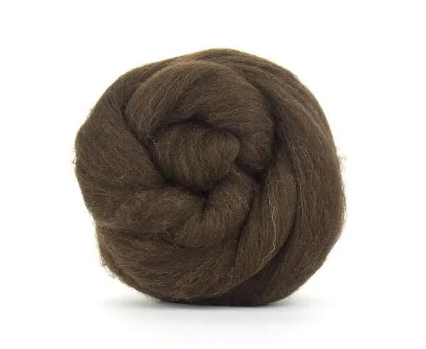 Warm natural brown undyed Merino top Warm natural brown undyed Merino top