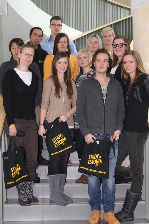 Erasmus group in 2012/13 spring semester. Photo: Eelika Tootsi