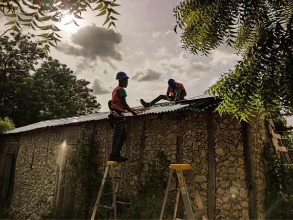 Okra's installers in Haiti