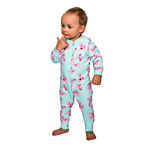 Children clothes: Baby sleepsuit with flowers