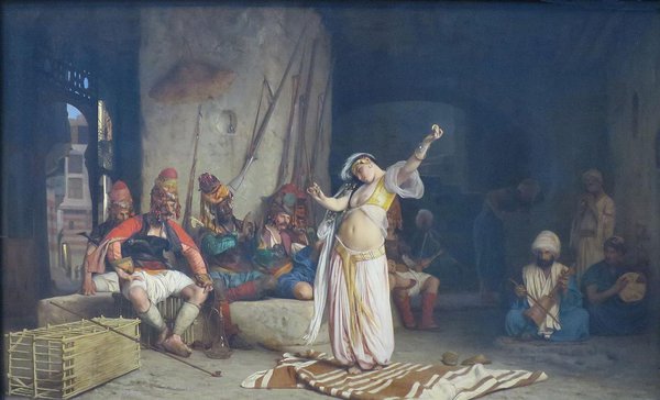 Jean-Léon Gérôme’i skandaalne maal “La danse de l'almée” (1863). Wikimedia Commons