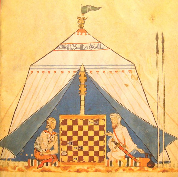 Kristlane ja moslem malet mängimas, 1251 - ca 1283. Wikimedia Commons