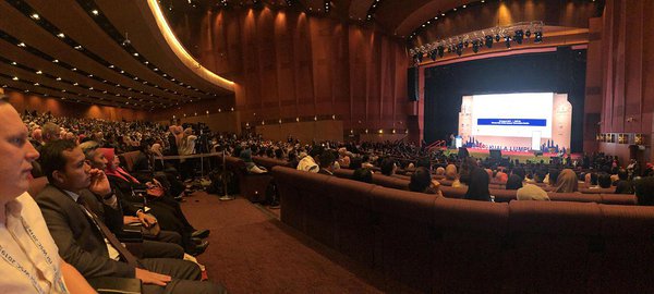 At the opening ceremony of the ISI WSC 2019 in Kuala Lumpur. 