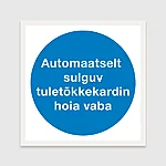 Automaatselt sulguv tuletokkekardin hoia vaba 1