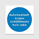 Automaatselt sulguv tuletokkeuks hoia vaba 1 1
