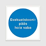 Evakuatsioonipaas hoia vaba 1 1