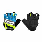Gloves force square kid fluorescent blue s