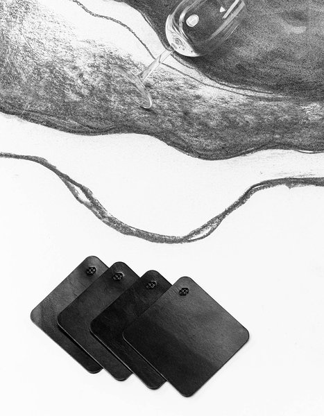 leather coasters stella soomlais estonian design leather coasters stella soomlais estonian design