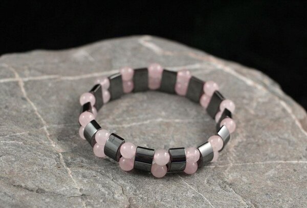 Haematit rosenquarz armband 10520 2
