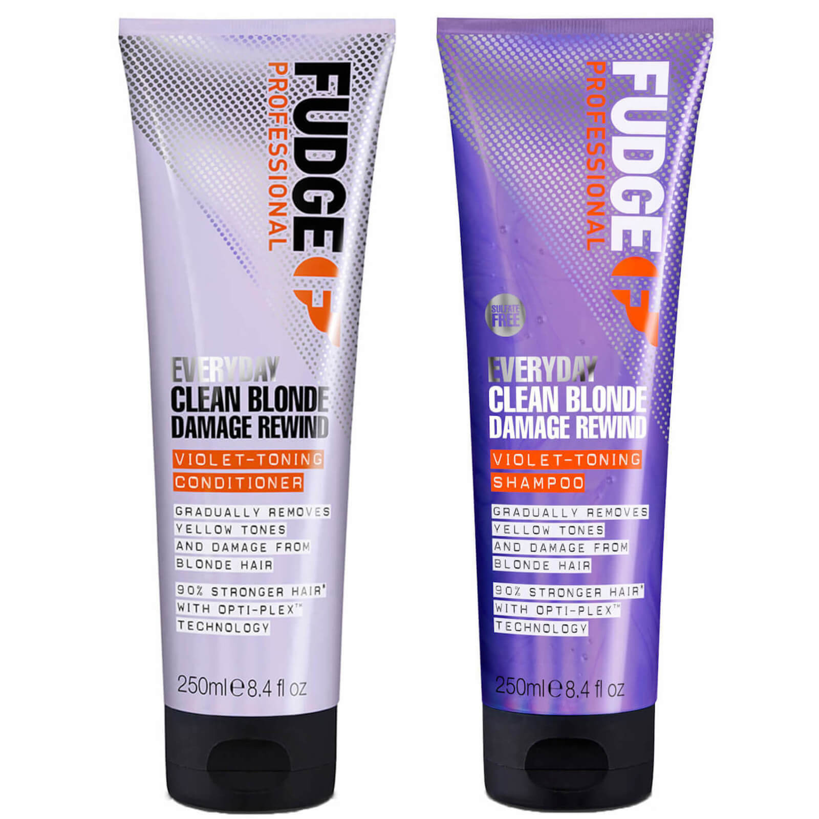 FUDGE-Everyday-Clean-Blonde-Damage-Rewind-šampoon-ja-palsam-2x250ml FUDGE-Everyday-Clean-Blonde-Damage-Rewind-šampoon-ja-palsam-2x250ml